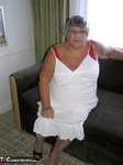 Grandma Libby. Red Body, Black Stockings Free Pic 2