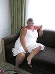 Grandma Libby. Red Body, Black Stockings Free Pic 3