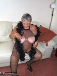 Grandma Libby. Bodysuit & Boa Free Pic 1