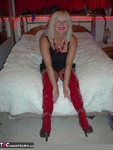 Ruth. Red Thigh High Boots Free Pic 6