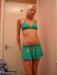 Tracey Lain. Tracey's Green Spotted Bikini Free Pic 1