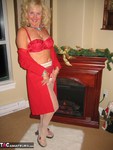 Ruth. Red Dress Free Pic 2