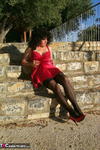 German Isabel. Me in Red Outside Free Pic 5