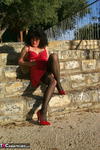 German Isabel. Me in Red Outside Free Pic 6