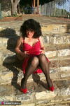 German Isabel. Me in Red Outside Free Pic 7