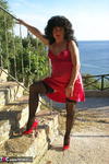 German Isabel. Me in Red Outside Free Pic 19