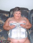 Grandma Libby. Busty in a basque Free Pic 1