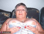 Grandma Libby. Busty in a basque Free Pic 2