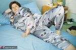 Chris 44G. Silk Pyjamas Free Pic 6