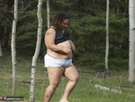 Curvy Baby Girl. Running In The Woods Free Pic 11