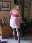 Girdle Goddess. Hot Pink Lingerie Free Pic 3