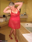 Girdle Goddess. Sexy In Red Free Pic 1