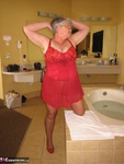 Girdle Goddess. Sexy In Red Free Pic 2