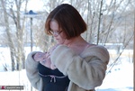 Misha MILF. Winter In The Park Free Pic 5
