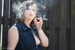 TrishaRene. Smoking Outdoors Pt1 Free Pic 11