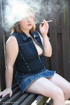 TrishaRene. Smoking Outdoors Pt1 Free Pic 12