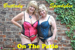 SpeedyBee. Speedy & Brit Lady On The Patio Free Pic 1