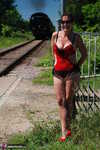 SexySultry. On the railway Free Pic 12
