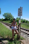 SexySultry. On the railway Free Pic 19