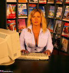 Nude Chrissy. Working In The Travel Agents Free Pic 1