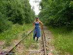Nude Chrissy. On The Tracks Free Pic 1