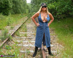 Nude Chrissy. On The Tracks Free Pic 10