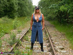 Nude Chrissy. On The Tracks Free Pic 11