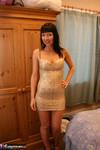 Tracey Lain. Gold Dress Free Pic 1