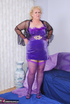 Fanny. Purple Velver Dress Free Pic 1