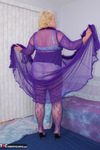 Fanny. Purple Body Stocking Free Pic 2
