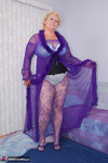 Fanny. Purple Body Stocking Free Pic 3