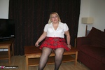 Lexie Cummings. Tartan Skirt Strip Free Pic 1