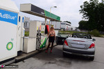 Nude Chrissy. Sexy At The Petrol Station Free Pic 15