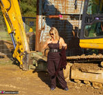 Nude Chrissy. The Excavator Free Pic 2