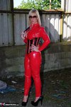 Melody. PVC Cat Suit & Whip Free Pic 3