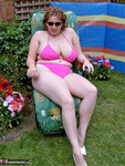 Curvy Claire. Pink Bikini Free Pic 3