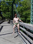 NudeNikki. Naked On The Bridge Free Pic 17