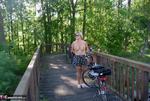 Nude Chrissy. Naked Bicycle Trip Free Pic 20