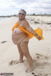 Grandma Libby. Flashing On The Beach Free Pic 6