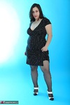 Kimberly Scott. Polka Dot Dress & Stockings Free Pic 1
