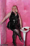 Lexie Cummings. Lexie In Black PVC In A Pink Box Free Pic 1