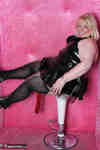 Lexie Cummings. Lexie In Black PVC In A Pink Box Free Pic 2