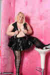 Lexie Cummings. Lexie In Black PVC In A Pink Box Free Pic 9