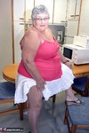 Grandma Libby. Sexy Red Lingerie Free Pic 2