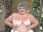 Grandma Libby. Relaxing In The Garden Free Pic 14
