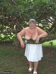 Grandma Libby. Relaxing In The Garden Free Pic 19