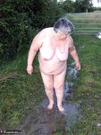Grandma Libby. Rolling In The Mud Free Pic 7