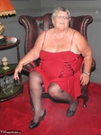 Grandma Libby. Red Dress Free Pic 1