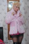 Dimonty. Fur Coat, Thigh Boots & Crotchless Nighty Free Pic 3