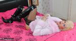 Dimonty. Fur Coat, Thigh Boots & Crotchless Nighty Free Pic 7